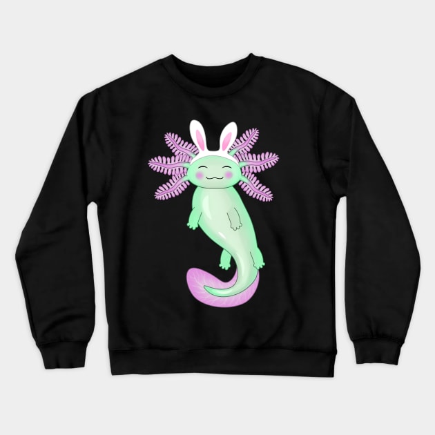 Happy Easter axolotl Crewneck Sweatshirt by Purrfect